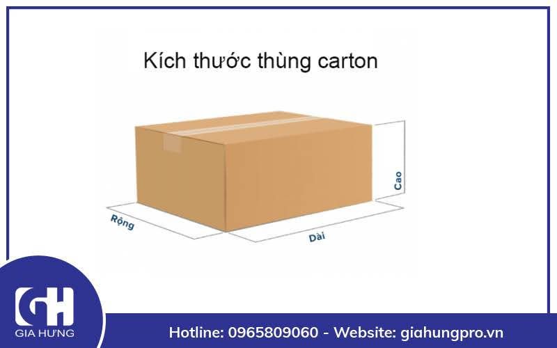 Những điều cần lưu ý khi lựa chọn kích thước của thùng carton Những điều cần lưu ý khi lựa chọn kích thước của thùng carton